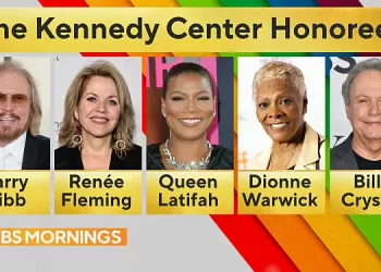 Billy Crystal, Renee Fleming, Barry Gibb, Queen Latifah and Dionne Warwick to Receive Kennedy Center Honors in Recognition of Lifetime Artistic Achievement