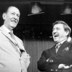 Merv Griffin (right) and sidekick Arthur Treacher in 1969.