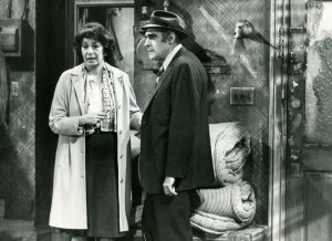 Abe Vigoda and Florence Stanley star in the ABC comedy "Fish" (1977)