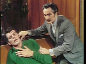 Robert Rodan (left) as Adam & Humbert Allen Astredo as Nicholas Blair in Dark Shadows Photo via: www.darkshadows.wikia.com