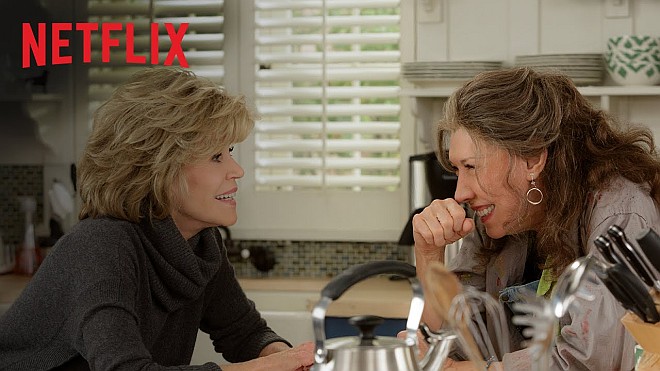 Jane Fonda and Lily Tomlin star in the Netflix original comedy, Grace & Frankie.