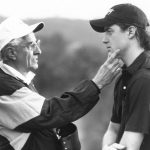 Garry Marshall with Brendan Fraser in the Showtime original production of The Twilight of the Golds (1996)