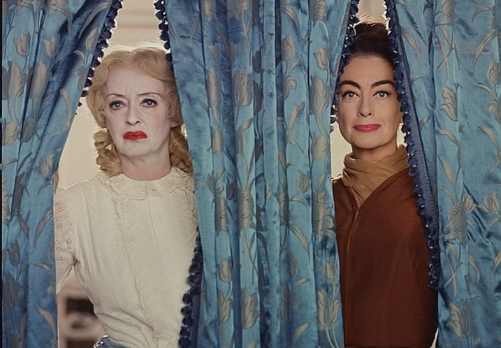 Susan Sarandon and Jessica Lange as Bette Davis and Joan Crawford
