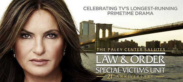 “The Paley Center Salutes Law & Order: SVU”  TV’s Longest-Running Drama Special on Thursday, January 2 at 9PM on NBC