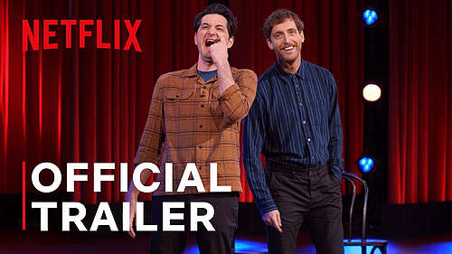 New Netflix Improv Comedy Specials “Middleditch & Schwartz” Three unique shows: Parking Lot Wedding, Dream Job, and Law School Magic – Debuts April 21st [VIDEO]