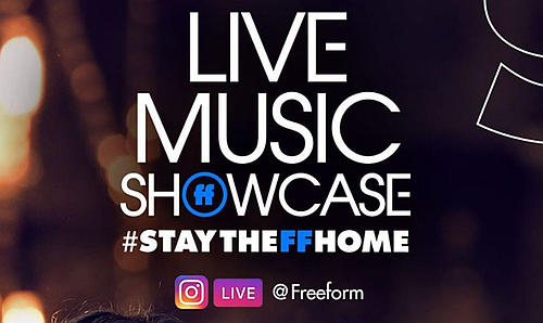 Freeform Launches the Instagram Live Concert Series “#StayTheFFHome Live Music Showcase,” Starting Friday, April 24