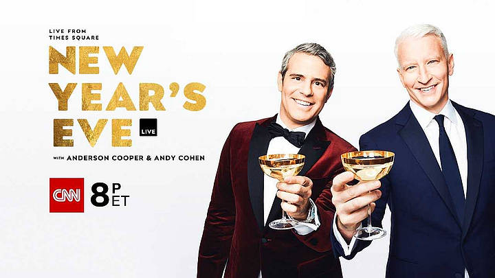 TONIGHT! New Year's Eve Live with Anderson Cooper and Andy Cohen