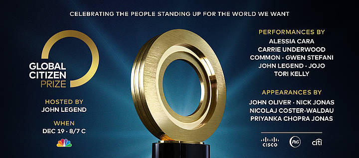 John Legend to Host NBC’s “Global Citizen Prize Awards” on Saturday, December 19 @ 8PM