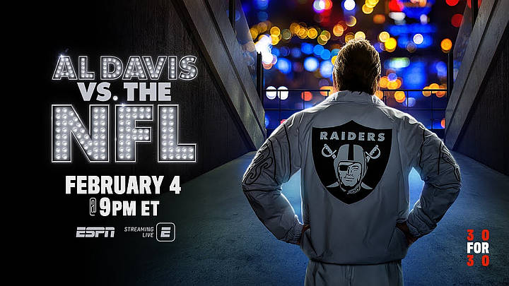 TONIGHT! 30 for 30: “Al Davis vs. the NFL” Thursday, February 4 @ 9PM on ESPN [VIDEO]