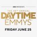 CBS and NATAS Announces Two-Year Deal for the Network to Broadcast the Daytime Emmy(R) Awards