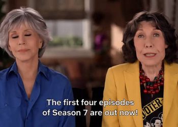Surprise! A “Grace and Frankie” Message from Jane Fonda & Lily Tomlin