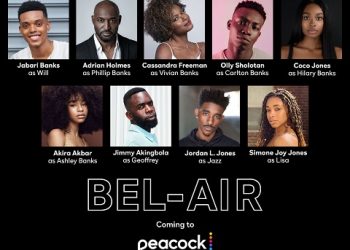 Peacock Announces Main Cast and Start of Production for Highly-Anticipated Drama Series “Bel-Air”
