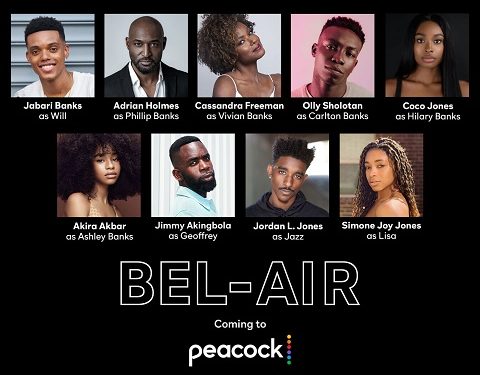 Peacock Announces Main Cast and Start of Production for Highly-Anticipated Drama Series “Bel-Air”