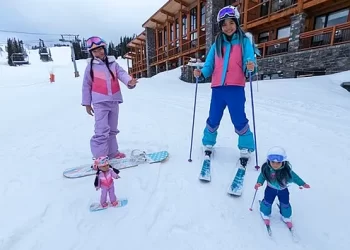 First Look Photo with Real-Life Siblings Miya and Kai Cech from the Set of “American Girl: Corinne Tan”