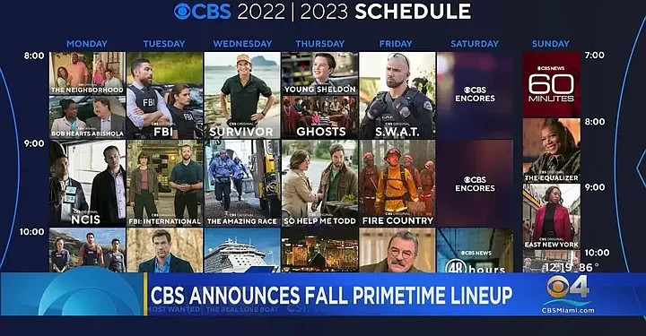 CBS Announces Fall 2022-2023 Primetime Premiere Dates