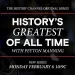 The History Channel to Premiere New Series “History’s Greatest of All Time with Peyton Manning” on Monday, February 6 [VIDEO]