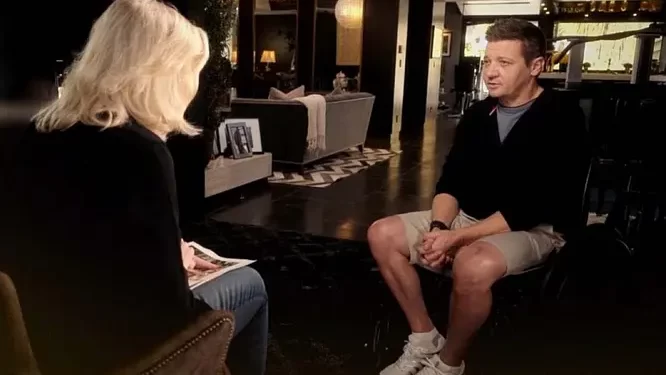 ABC News Anchor Diane Sawyer Sits Down With Actor Jeremy Renner for First Exclusive Interview Since Snowplow Accident [VIDEO]