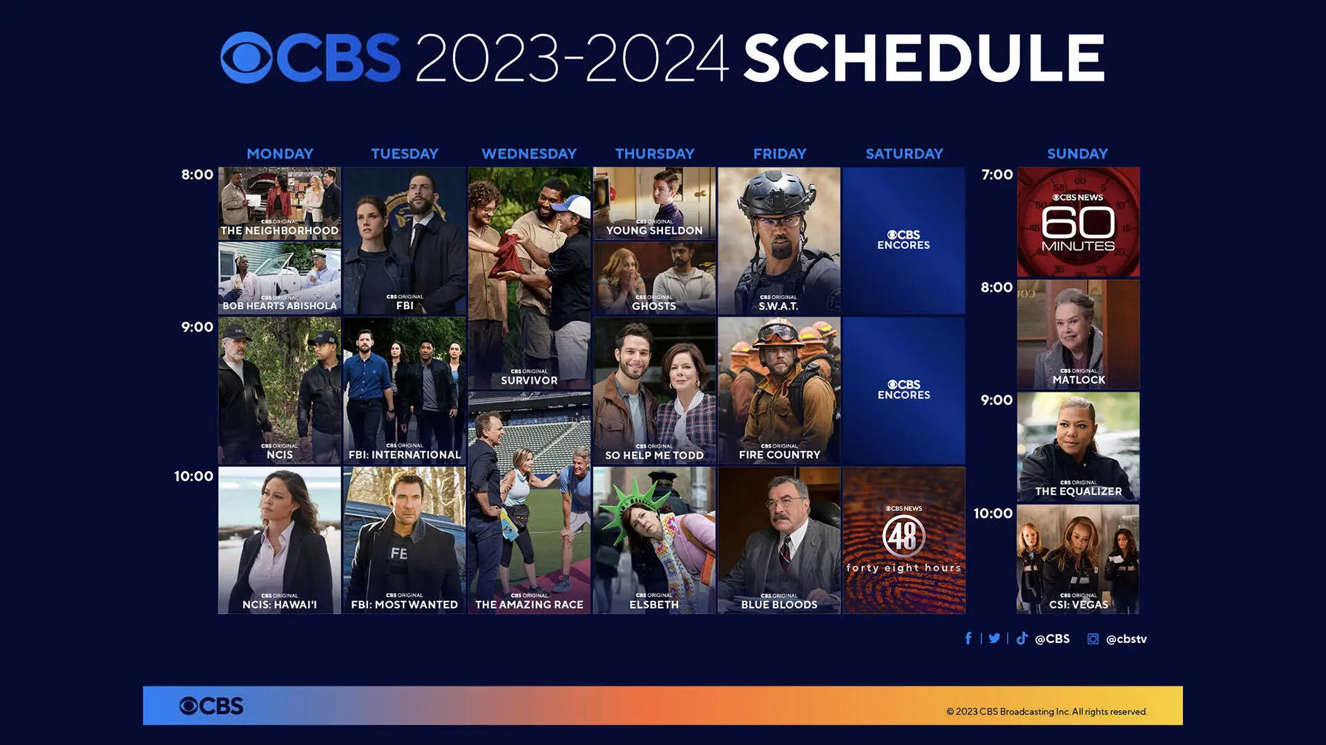 CBS Reveals Its 20232024 Primetime Lineup [VIDEO] Morty's TV