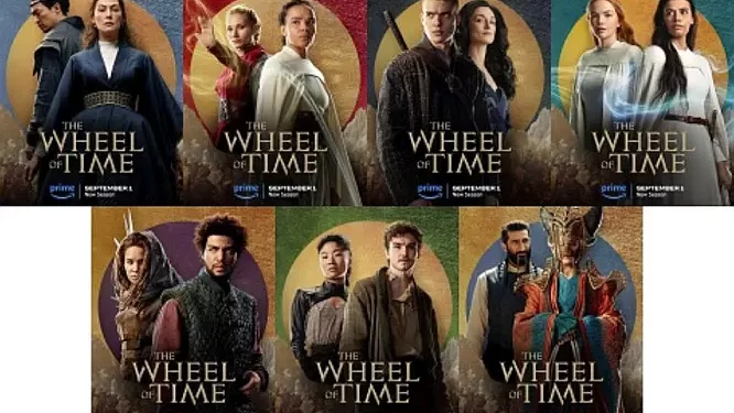 Prime Video Releases Seven New Character Posters for “The Wheel of Time”