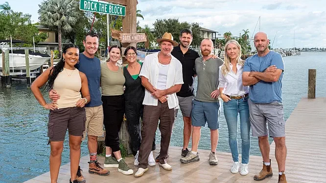 New Season of HGTV’s Blockbuster Renovation Competition Series “Rock the Block” Features Waterfront Homes and Four Returning Teams Battling For Redemption