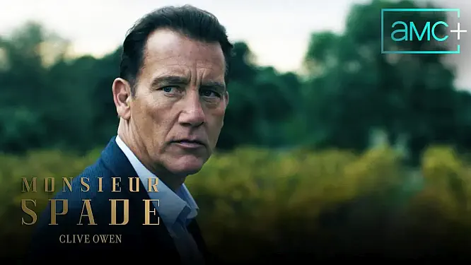 Tonight! It’s the Series Premiere of “Monsieur Spade” Sunday, January 14 @ 9PM on AMC
