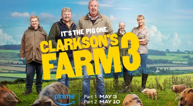It’s The Pig One! Prime Video Reveals a New Trailer for Third Series of UK Original “Clarkson’s Farm”