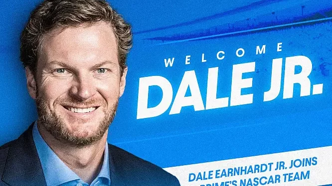 Prime Video Welcomes Dale Earnhardt Jr. to its NASCAR Broadcast Booth