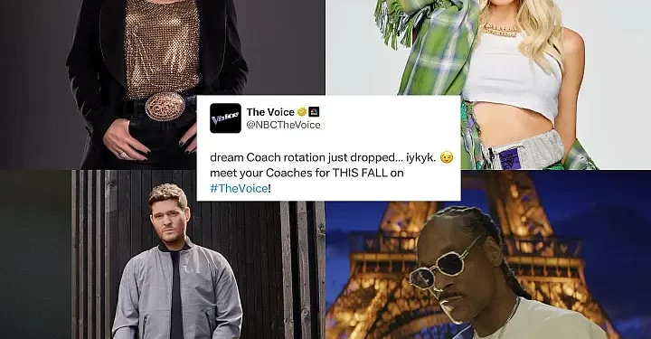 “The Voice” Announces Megastar Coaching Panel as Snoop Dogg and Michael Buble Join Returning Coaches Reba McEntire and Gwen Stefani