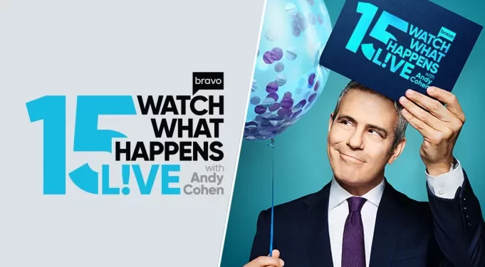 Bravo Honors 15 Years of “Watch What Happens Live with Andy Cohen” as Network Sets One-Hour Primetime Special to Air June 30 @ 9PM ET/PT