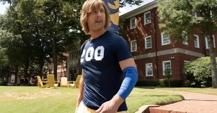 First Look: Glen Powell as Chad Powers in Hulu’s “Chad Powers”