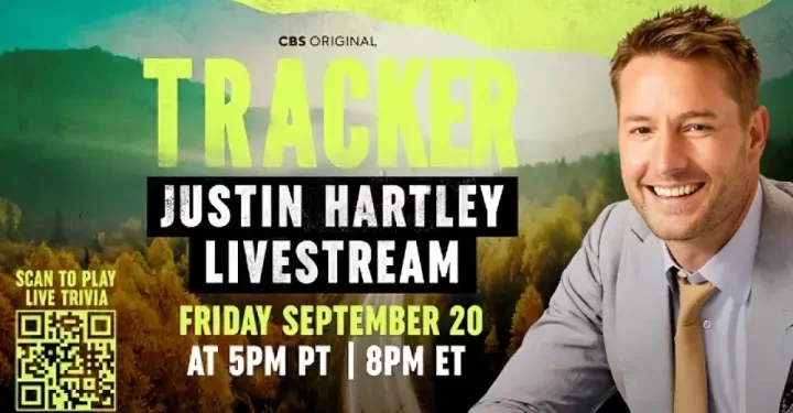 “Tracker” Star Justin Hartley to Participate in Interactive CBS Livestream Event for Fans, Hosted by “Entertainment Tonight’s” Nischelle Turner, Friday, September 20