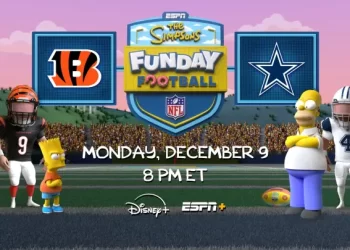 Ay, Caramba! “The Simpsons Funday Football” Streams Live December 9 on Disney+ and ESPN+, a Real-Time Animated “MNF” Game Featuring the Bengals and Cowboys in the Iconic Simpsons Cartoon World [VIDEO]