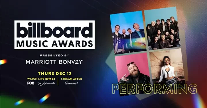 Coldplay, SEVENTEEN, Teddy Swims, and Tyla to Perform on the 2024 Billboard Music Awards Thursday, December 12 @ 8:00PM ET/PT