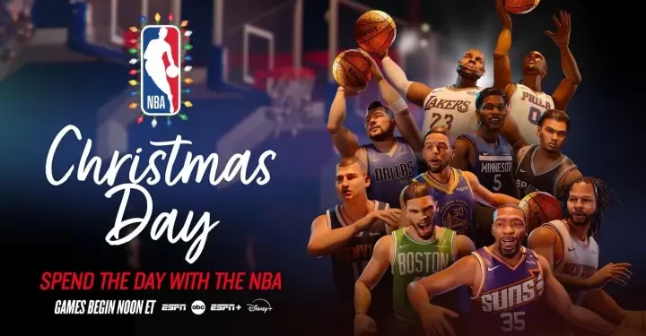 All Five Star-Studded NBA Christmas Games on ABC, ESPN, Disney+ and ESPN+