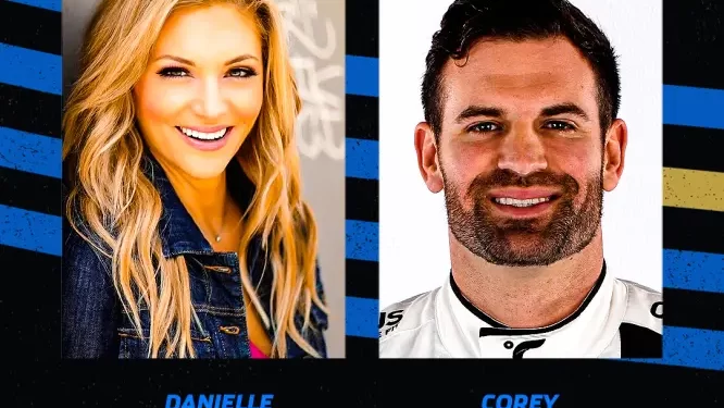 Prime Video Welcomes Corey LaJoie and Danielle Trotta to 2025 NASCAR Team