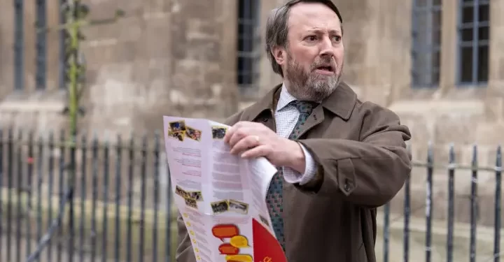 Puzzle Master Turned Sleuth: David Mitchell-Led Comedic Mystery “Ludwig” Headlines BritBox’s March Lineup