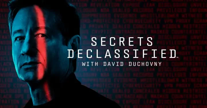 Tonight! It’s the Premiere of “Secrets Declassified With David Duchovny” on Friday, April 4, @ 10PM on History