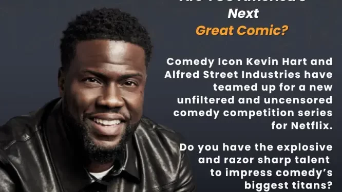 Netflix and Kevin Hart Team Up to Find America’s Next Funniest Comedian in New Comedy Competition Coming in 2026