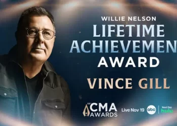 Country Music Legend Vince Gill to Receive the 2025 CMA Willie Nelson Lifetime Achievement Award at “The 59th Annual CMA Awards”
